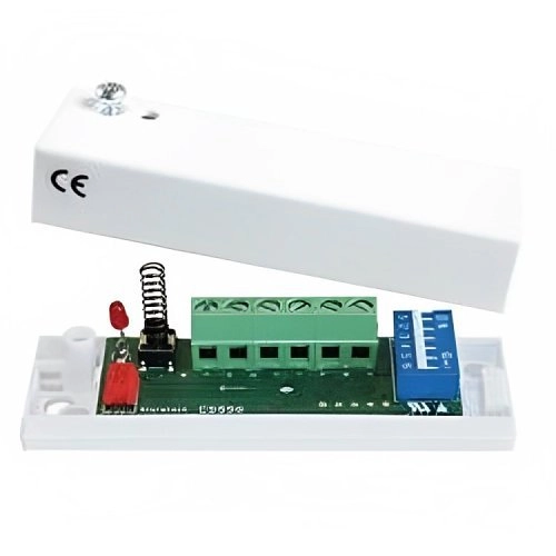 CD 550 Alarmtech CD 550 Détecteur de Chocs avec Indicateur LED, IP42, Anti-Vandalisme, Blanc
